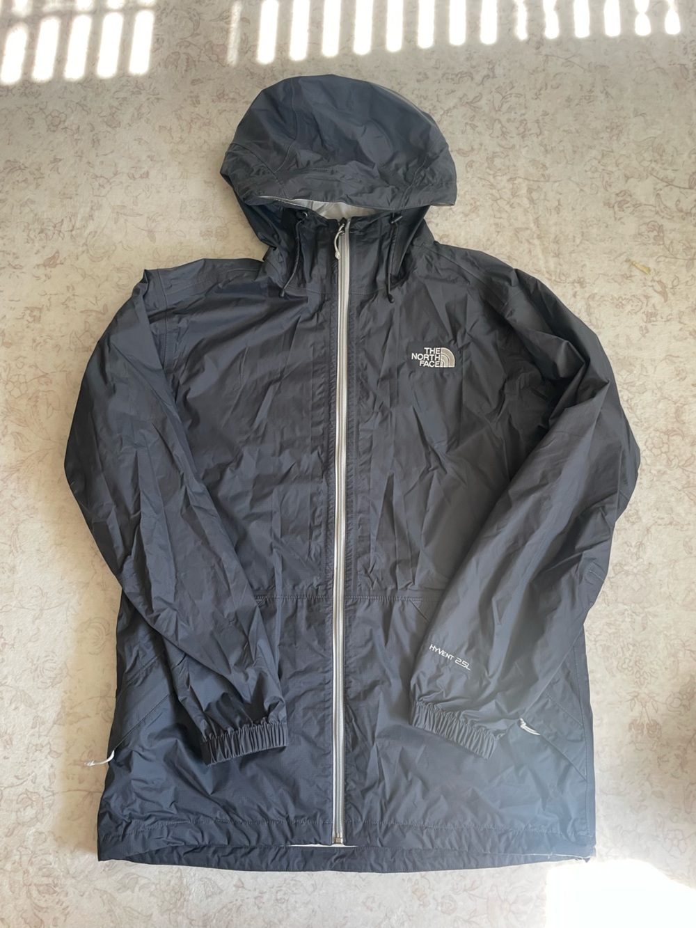 The North Face Black Men's Hooded Rain Shell Jacket